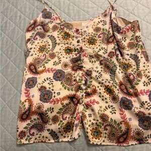 Floral Paisley Camisole Top